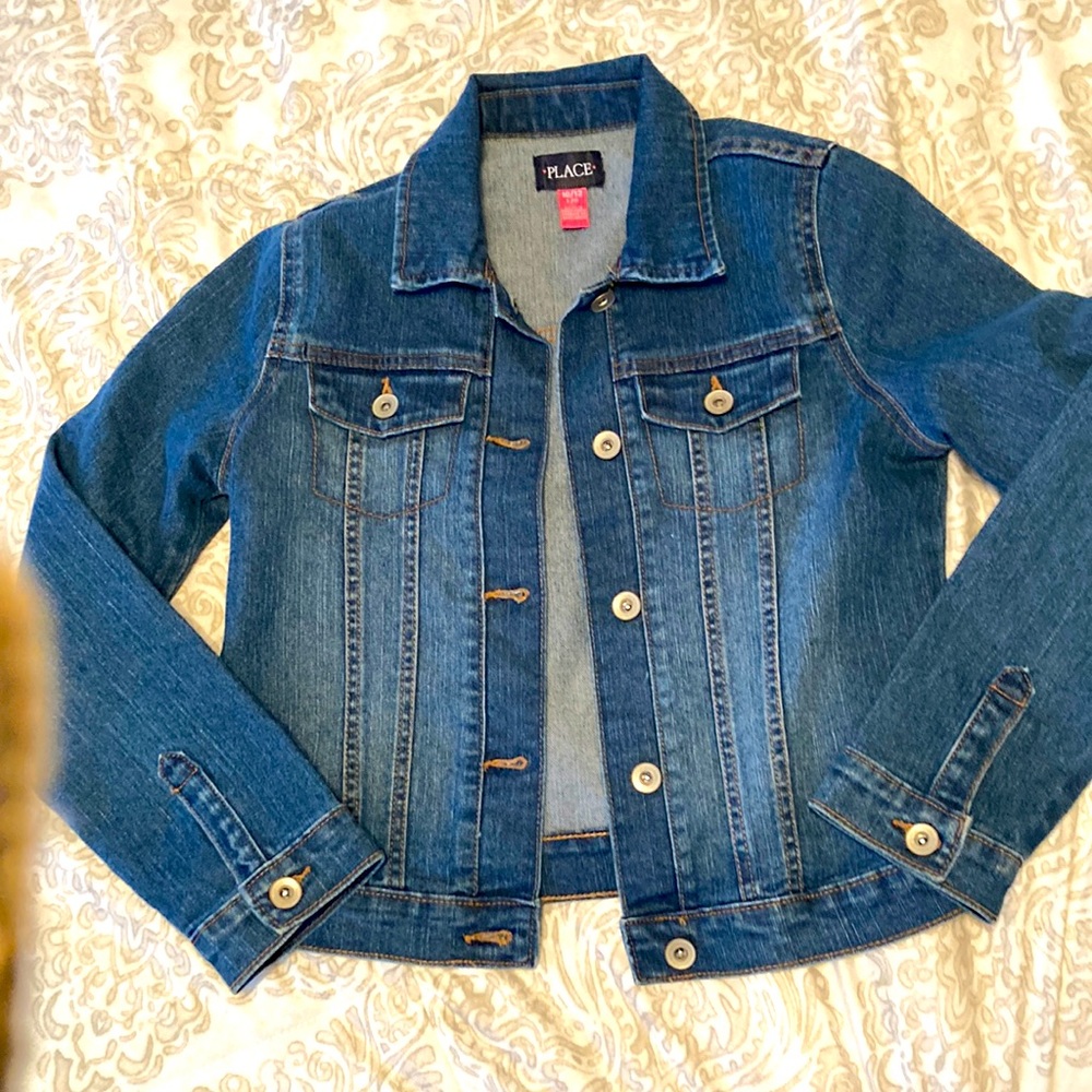 Girls 10/12 Denim jacket. Never worn